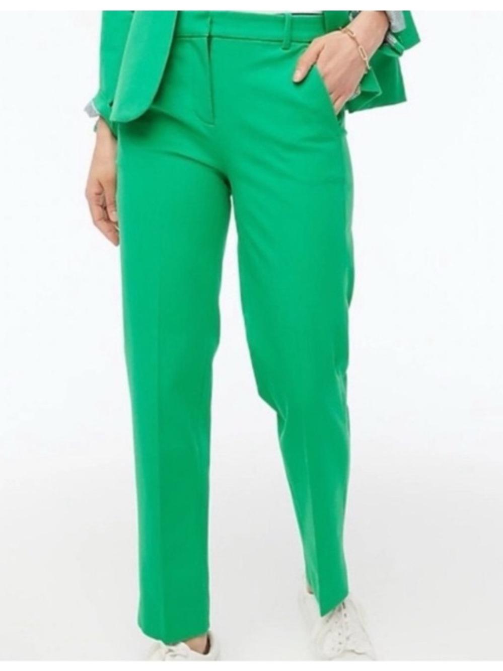 J Crew Green Kallie trouser ankle pant. Size 4
